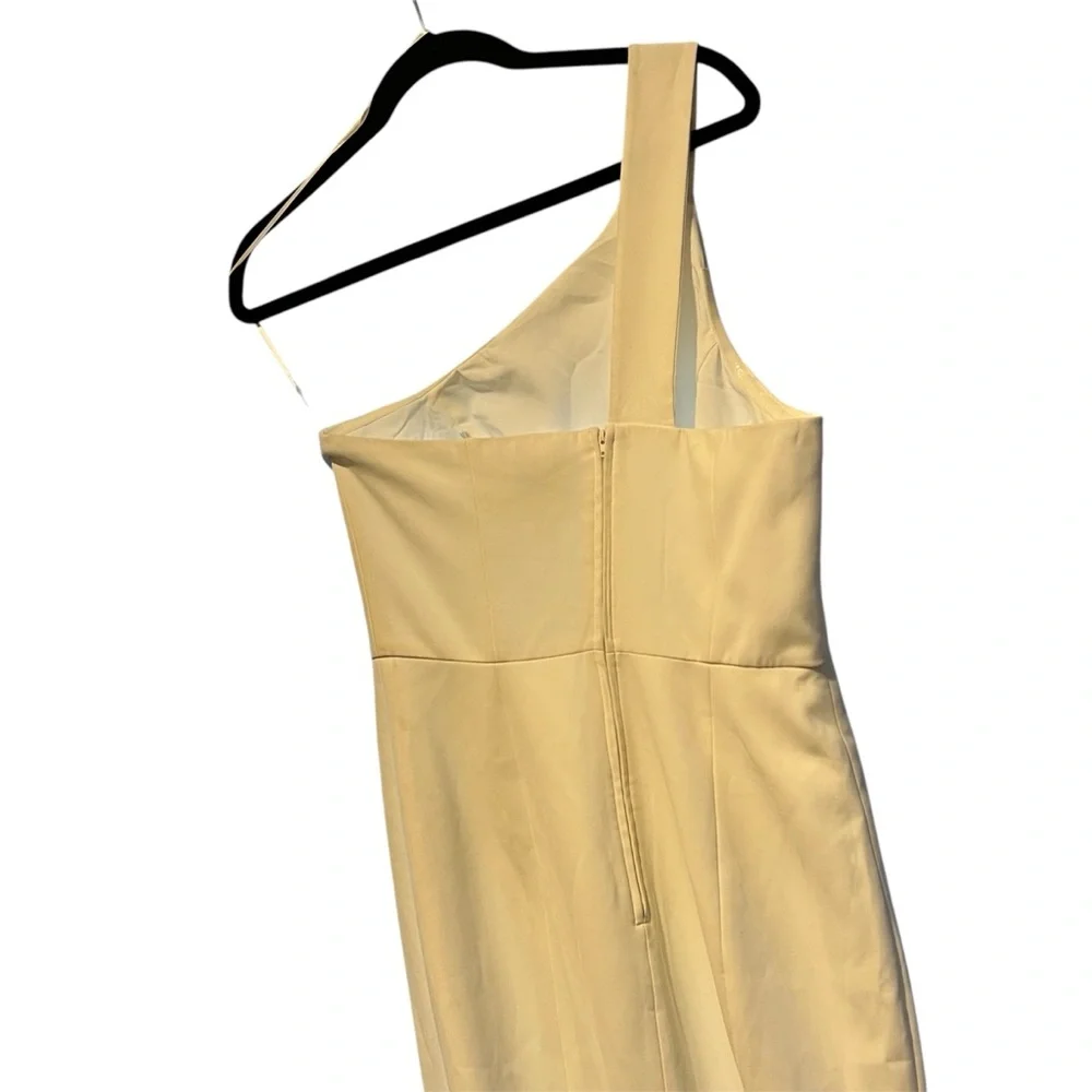 C/MEO Collective Pursue dress Large white one shoulder gown‎ maxi -see notes NWT - Picture 8 of 16